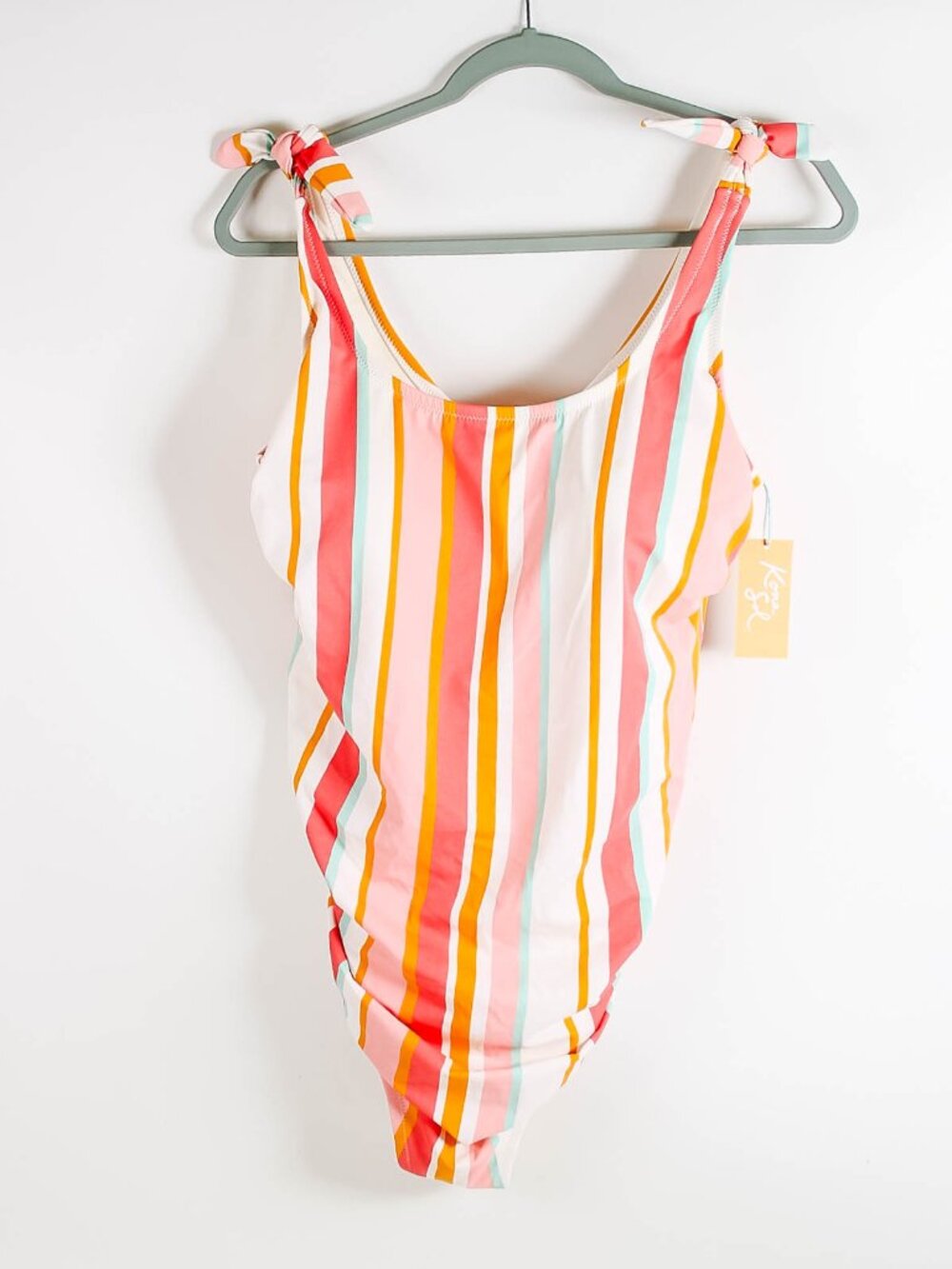 Kona Sol One Piece Swimsuit NWT Size 20W Tie Shoulder
